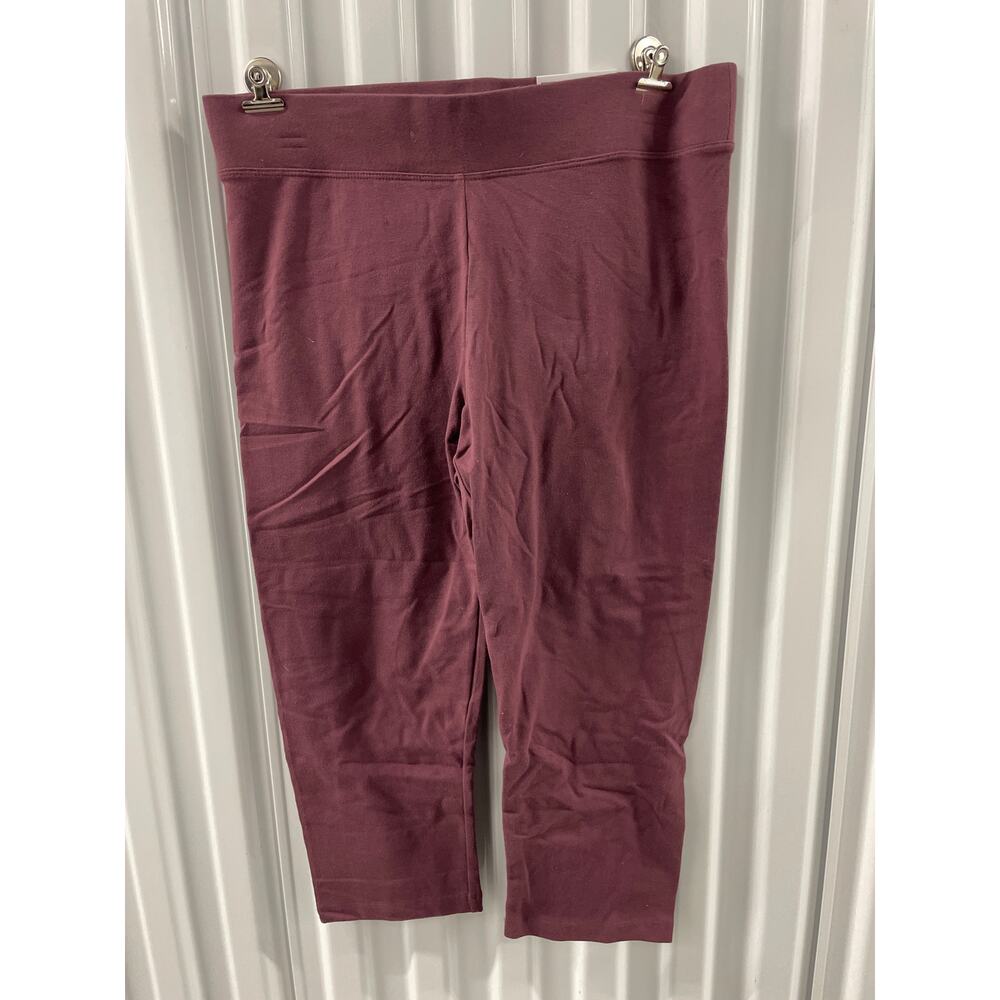 Sonoma Goods for Life  Misses Somoma Bottom Leggings Color 501 Plum Prune Size M